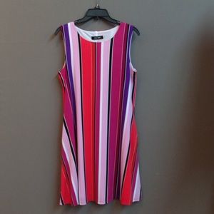 Nine West casual stripe sleeveless dress